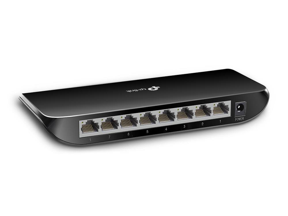 Switch 8 porturi Gigabit, fara management Tp-link TL-SG1008D