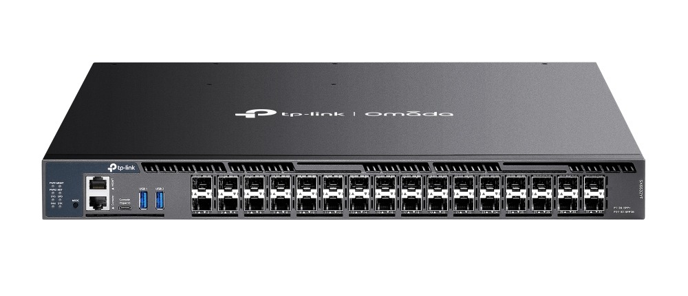 Switch fibra optica Omada Tp-Link SX6632YF, 26 porturi 10G SFP, 6 porturi 25G SFP, management L3