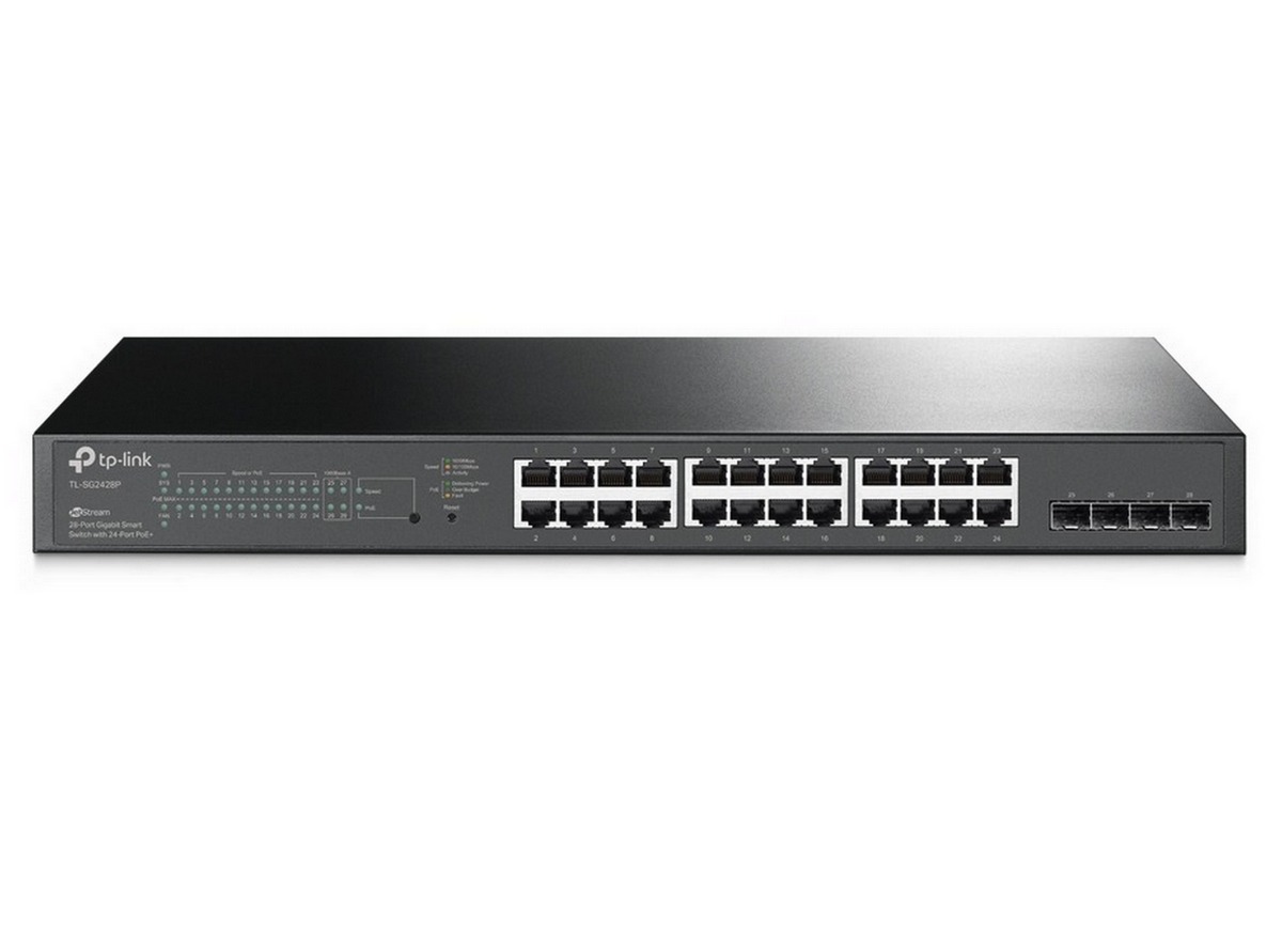Switch 24 Porturi Gigabit, Smart PoE+, 250W, TL-SG2428P