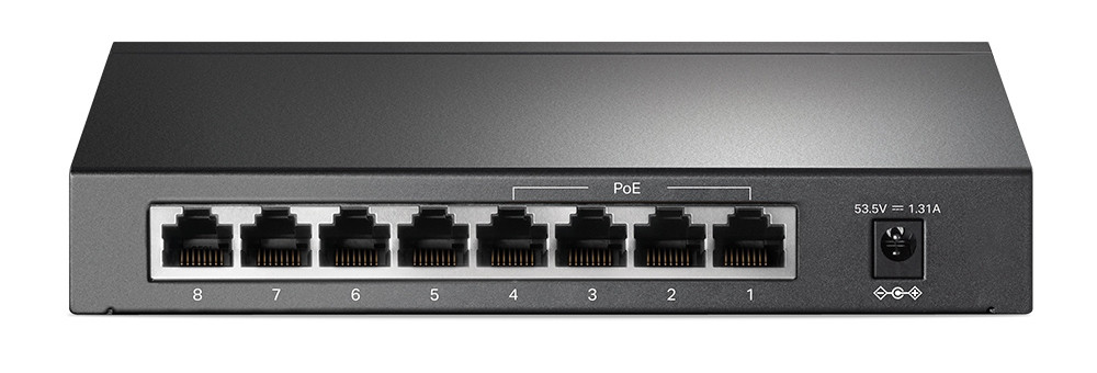 Switch TP-Link 8 porturi, 4 x PoE, Gigabit TL-SG1008P
