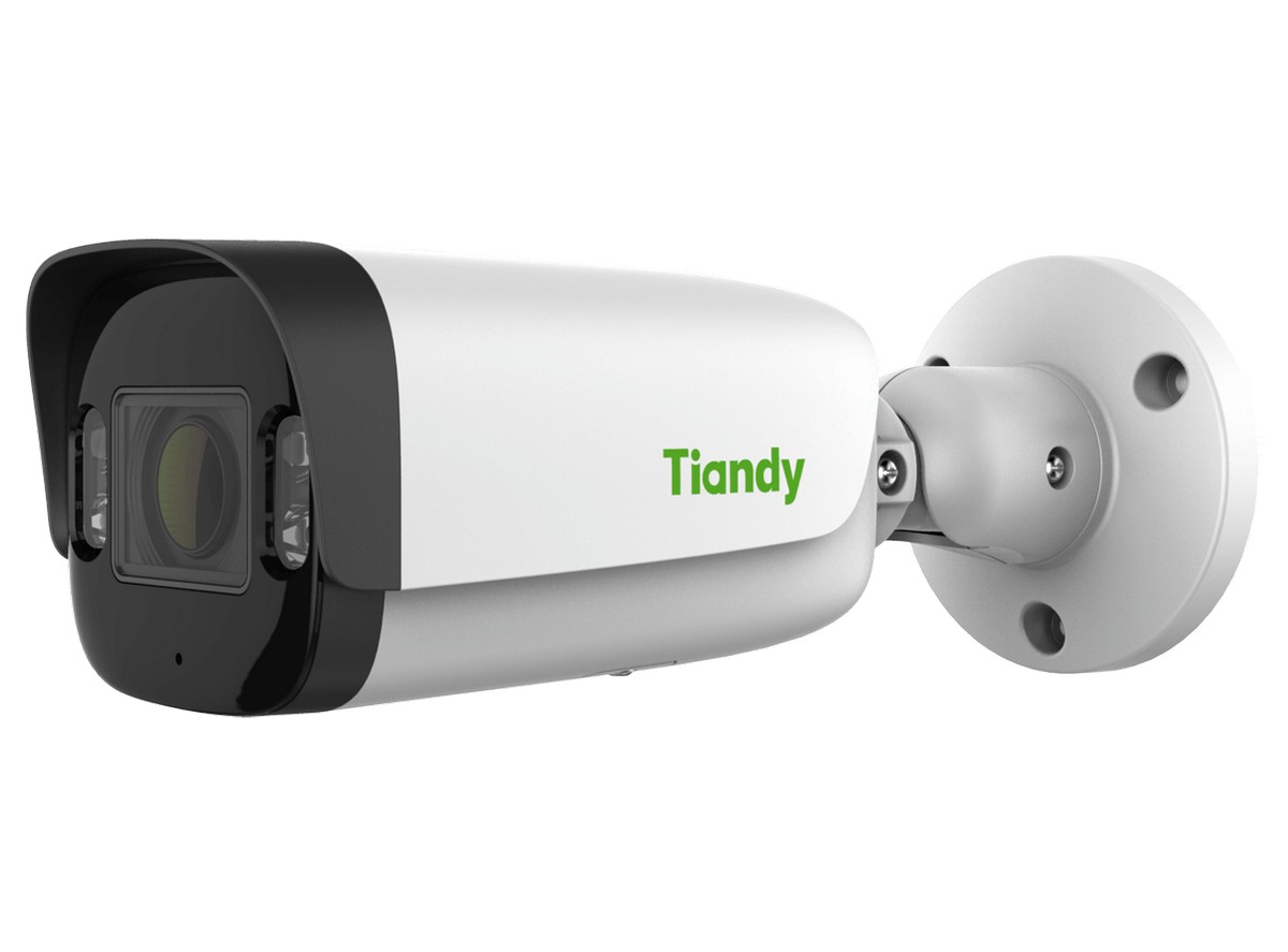 Camera de supraveghere IP Bullet Color Maker, 4MP 2K, LED alb 15m, 4mm, Microfon, PoE, IP67, Tiandy TC-C34UV-WEYMS-4