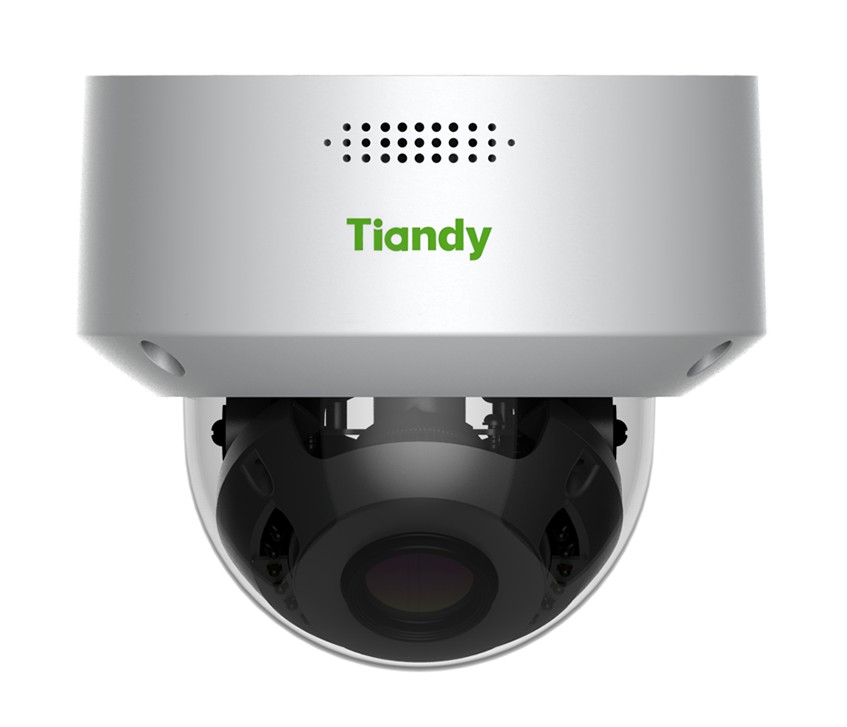 Camera IP Dome, SMD TC-C35MS-I3-AEYMSH-27135 Tiandy Starlight, 5MP, Motorizata, IR 30m, Microfon, MicroSD, PoE, IP66 IK10