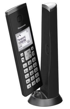 Telefon DECT Panasonic KX-TGK210FXB, Caller ID, NEGRU Fashion
