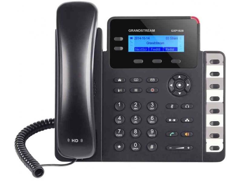 Telefon VOIP 2 conturi SIP alimentare POE Grandstream GXP1628