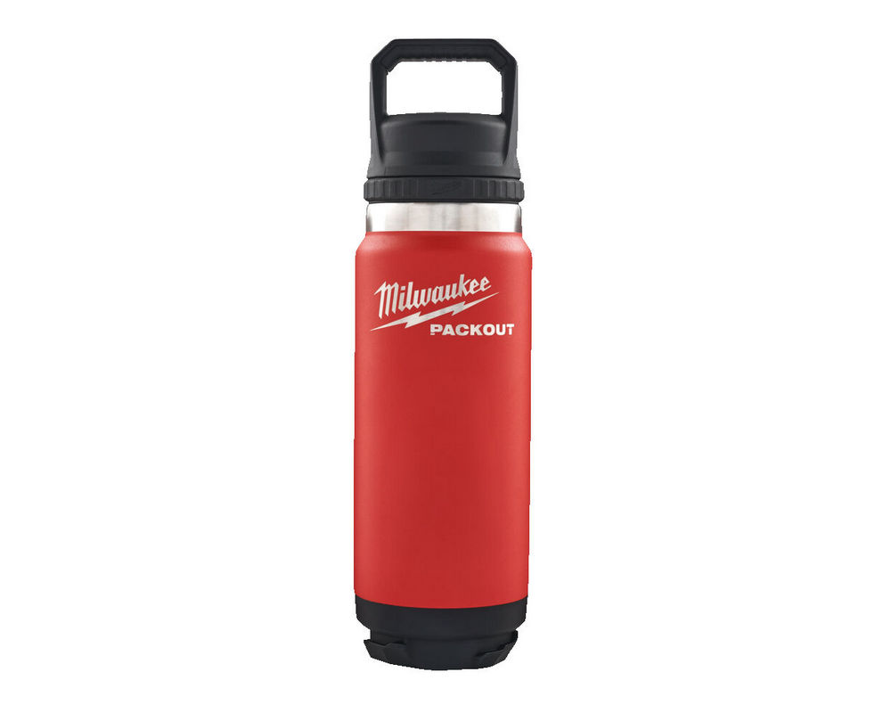 Termos rosu Milwaukee PACKOUT, 710 ml, cu capac, 4932493465