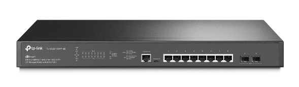 Switch PoE 11 porturi, Tp-Link TL-SG3210XHP-M2, 8x RJ45 Gigabit, 2x SFP, 1x RJ45 consola, 1x Micro USB, 240W, management L2+