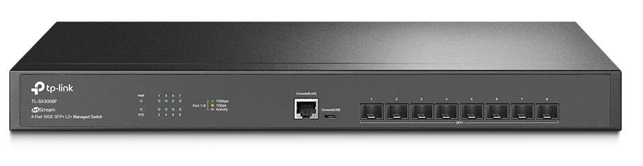 Switch cu management L2 cu 8 porturi SFP TP-Link TL-SX3008F
