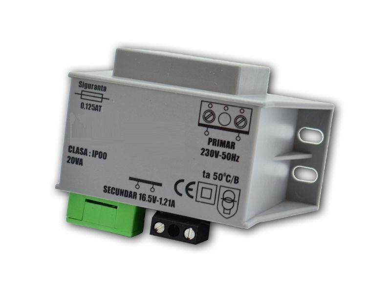 Transformator sistem de alarma 20 W TC20/16V a2t.ro imagine noua idaho.ro