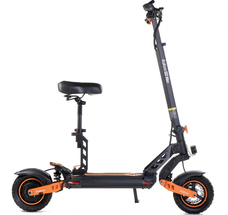 Trotineta electrica pliabila KUKIRIN KKG2MAX-BK, viteza 55km/h, 3 trepte de viteza, motor de 1000W, acumulator 48V