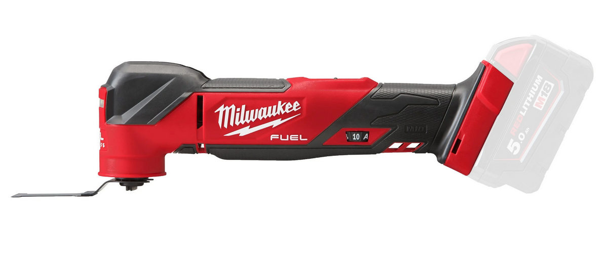 Unealta multifunctionala Milwaukee M18 FMT-0X, motor fara perii POWERSTATE, 10.000 - 20.000 rpm, 18V, 4933478491