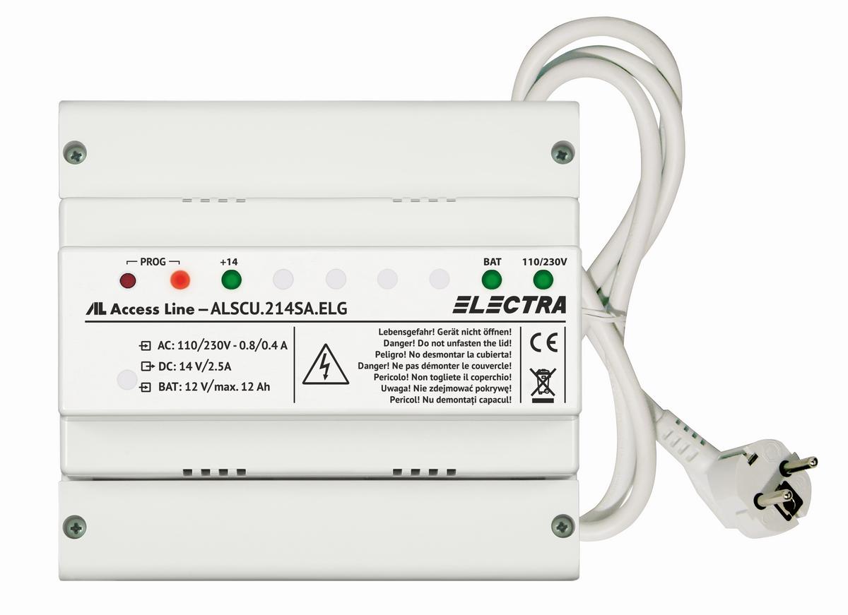 Unitate centrala de alimentare pentru cititorul RFID stand-alone, Electra, ALSCU.214SA.ELG