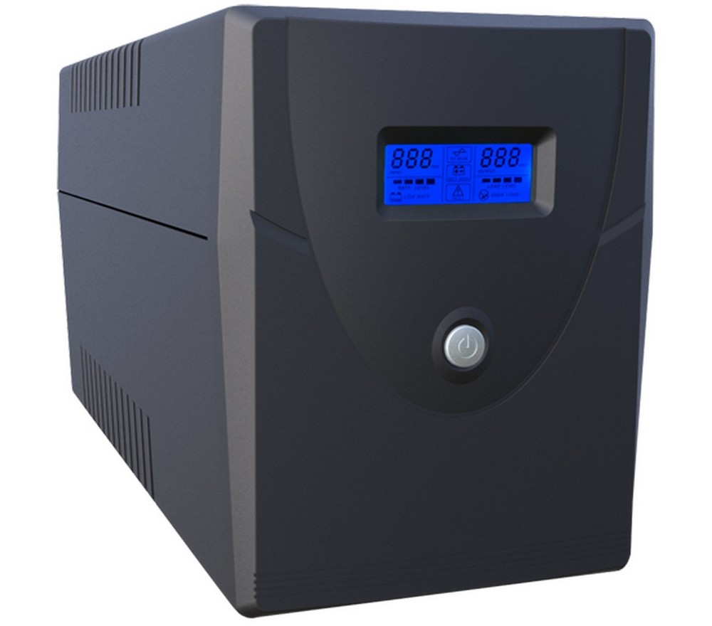 UPS 3000VA / 1800W cu 4 baterii plumb-acid incluse, 4 x Prize schuko cu protectie, Monitorizare de la distanta, UPS_3000VA
