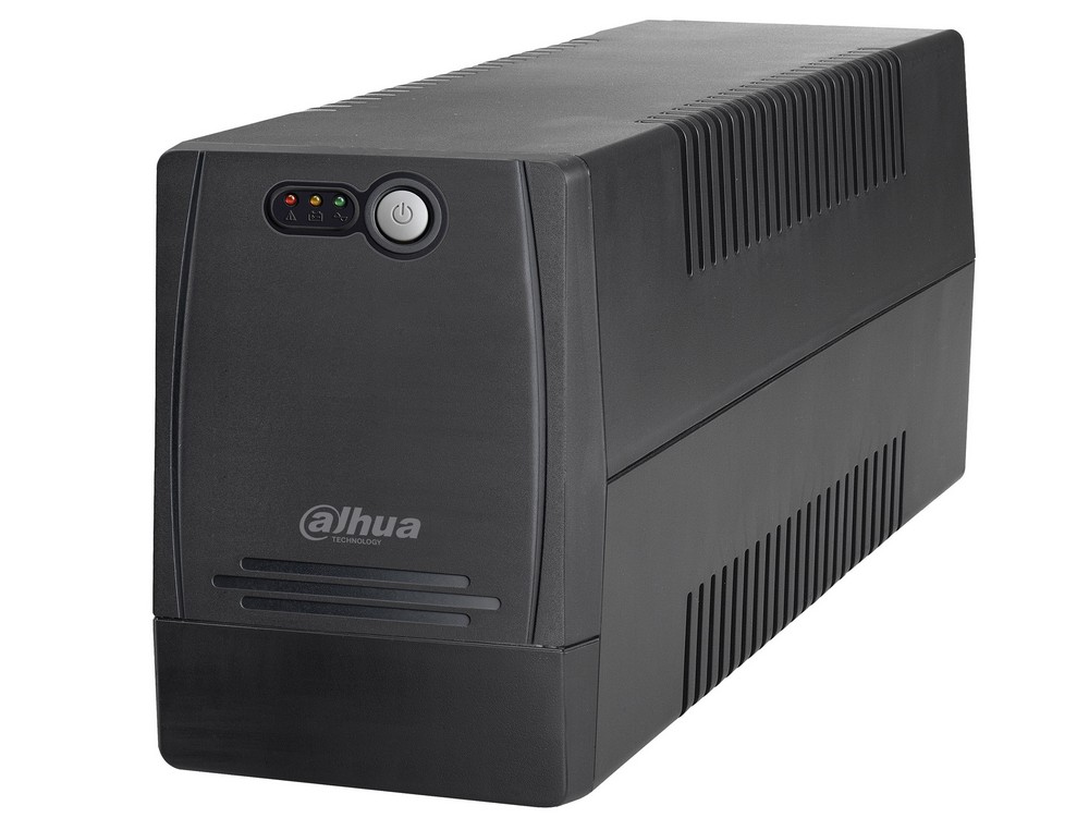 UPS cu AVR, 600VA/360W, cu unda sinusoidala simulata, protectie la supraincarcare, Dahua PFM350-360