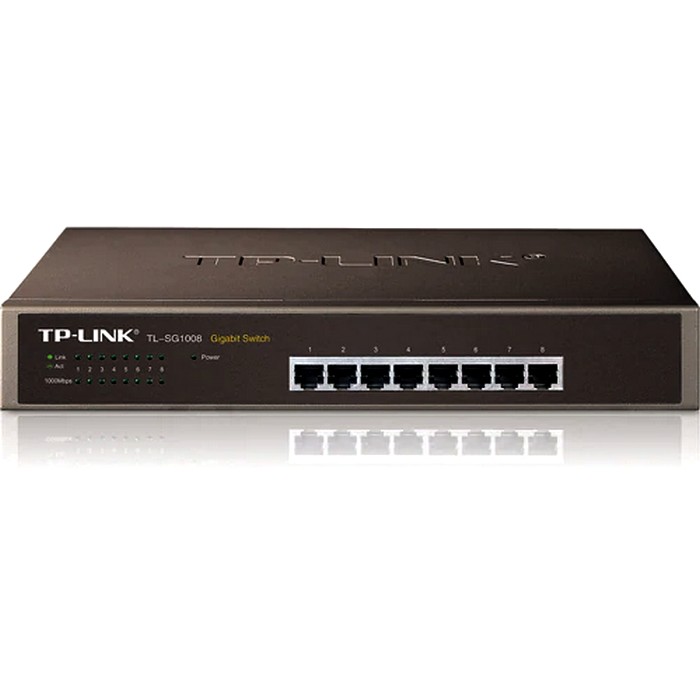 Switch 8 Porturi Gigabit 8 x 10/100/1000 Mbps TP-LINK TL-SG1008