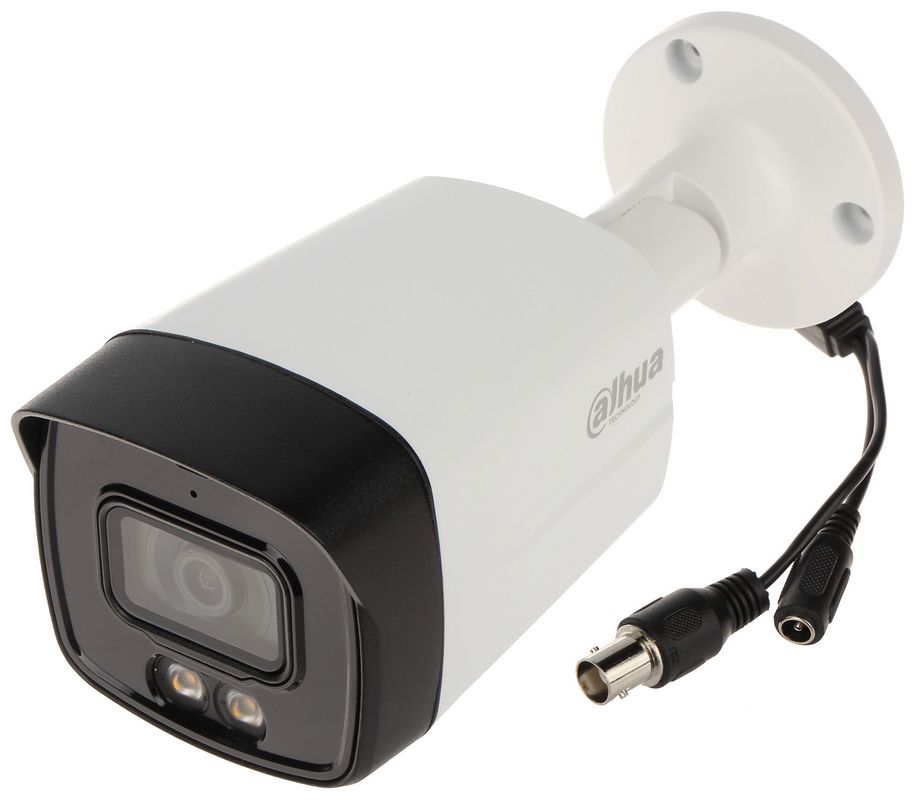Camera Dahua, 2MP,  iluminare nocturna Full Color Starlight, LED 40m, lentila 3.6mm, microfon incorporat, HAC-HFW1239TLM-A-LED-S2