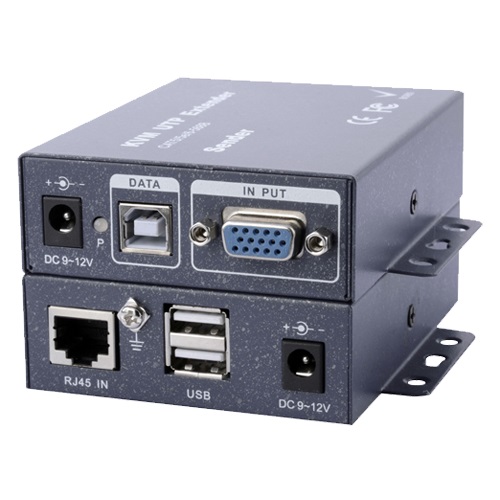 Extender VGA + USB pe cablu de retea 100m, UTP CAt5e/Cat6 VGA KMW Extender