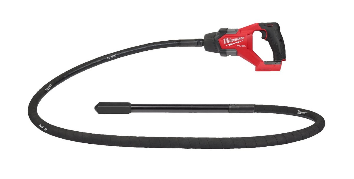 Vibrator de beton cu lance M18 FCVN24-0 Milwaukee, lungime lance 2.4m, 12.500VPM, sistem HIGH OUTPUT, 4933479599