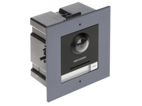 Videointerfon modular, unitate centrala, montaj incastrat, Hikvision DS-KD8003-IME1/FLUSH/EU