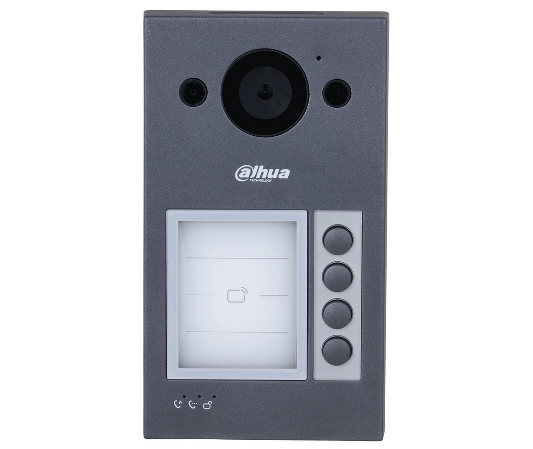 Videointerfon wireless IP, Wi-Fi Dahua VTO3311Q-WP, cu camera 2MP, PoE, slot card microSD, IP65, IK08