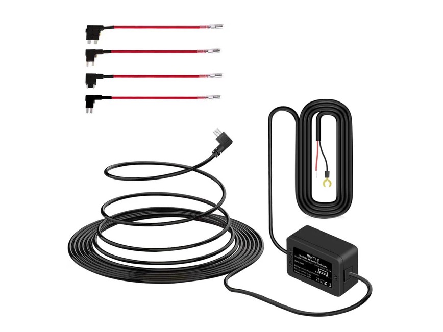 Kit adaptor pentru alimentarea camerelor Vantrue, 35cm, conector USB type C, protectie tensiune, pentru supraveghere 24/7, VP03 Vantrue