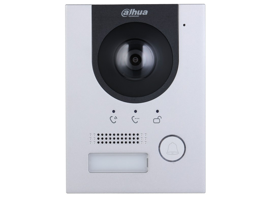Post exterior videointerfon IP, 2 fire, 1 familie, Dahua VTO2202F-P-S3, montaj aparent/incastrat, 2MP Full HD, PoE, IP65, IK07