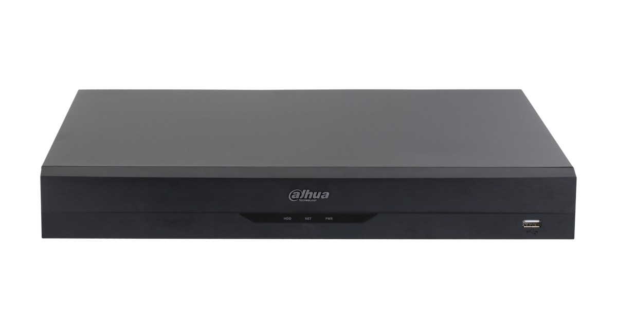 XVR 32 canale, 4K 8MP,  WizSense, 128 Mbps, 2x SATA, Recunoastere Faciala, Protectie Perimetru, Audio, Dahua XVR5232AN-4KL-I3