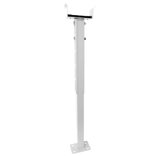 Suport pentru brat bariera cu inaltime variabila 78-103cm, din metal, alb, YK-BAR-SB-wh